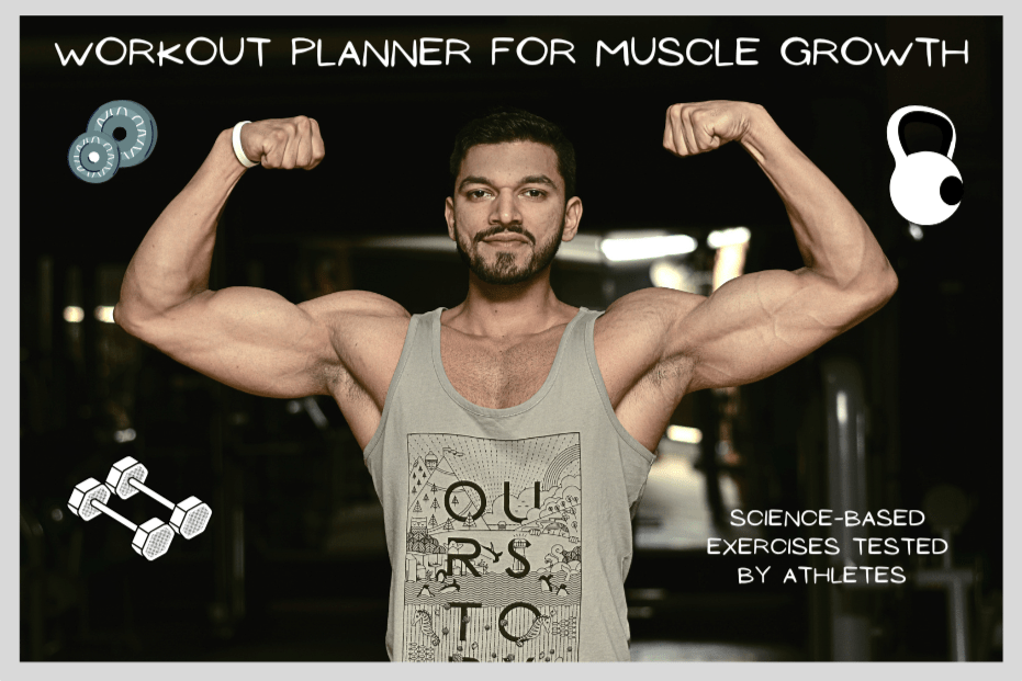 4-Day workout plan for optimal muscle growth (PDF)