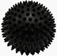 Yoga ball with small spikes